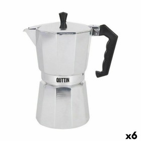 Italian Coffee Pot Quttin 6 Cups Aluminium (6 Units) by Quttin, Stovetop Coffee Makers - Ref: S2230456, Price: 54,52 €, Disco...