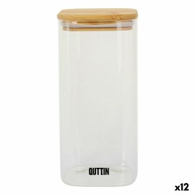 Frasco Quttin Bambu Quadrado 1,6 L (12 Unidades) de Quttin, Armazenamento de alimentos - Ref: S2230521, Preço: 39,99 €, Desco...