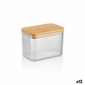 Bocal Quttin Bois 1 L 14,5 x 9 x 10,5 cm de Quttin, Supports et distributeurs - Réf : S2230524, Prix : 31,85 €, Remise : %