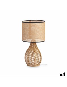 Lampe de bureau Home ESPRIT Marron Beige Doré Naturel 50 W 220 V 43 x 43 x 67 cm | Tienda24 Tienda24.eu