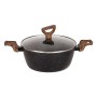 Casserole with lid Quttin Ecological Black Toughened aluminium 25 x 40 cm (4 Units) by Quttin, Casserole pans - Ref: S2230585...