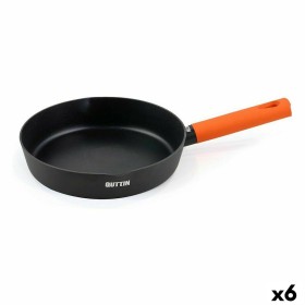 Poêle Quttin Gastro Noir Orange 47 x 29,5 x 5,8 cm (6 Unités) de Quttin, Grandes sauteuses - Réf : S2230633, Prix : 71,63 €, ...