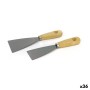 Espátula Mangos de madera Set 2 Piezas (36 Unidades) de BigBuy Home, Albañilería y alicatado - Ref: S2230672, Precio: 26,08 €...