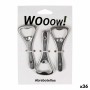 Bottle opener Wooow Silver Set 3 Pieces (36 Units) by Wooow, Bottle Openers - Ref: S2230701, Price: 30,43 €, Discount: %