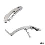 Corkscrew with foil cutter and bottle opener Wooow Stainless steel 11 x 2,2 cm (36 Units) by Wooow, Corkscrews - Ref: S223070...