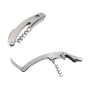 Corkscrew with foil cutter and bottle opener Wooow Stainless steel 11 x 2,2 cm (36 Units) by Wooow, Corkscrews - Ref: S223070...