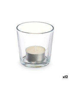 Vela Perfumada 7 x 7 x 7 cm (12 Unidades) Vaso Algodón | Tienda24 Tienda24.eu