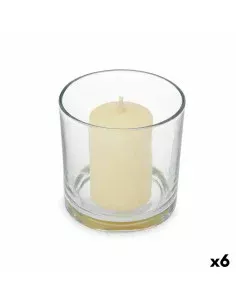 Candle Red 9 x 20 x 9 cm (4 Units) | Tienda24 Tienda24.eu