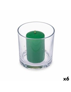 Ensemble de Bougies Parfumées 16 x 6,5 x 11 cm (12 Unités) Verre Lavande | Tienda24 Tienda24.eu