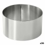 Serving mould Silver Stainless steel 8 cm 0,8 mm (36 Units) (8 x 4,5 cm) by BigBuy Home, Cake and sponge moulds - Ref: S22307...