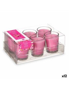 Vela Perfumada Flores brancos 8 x 9 x 8 cm (8 Unidades) | Tienda24 Tienda24.eu