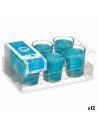 Set de Velas Perfumadas 16 x 6,5 x 11 cm (12 Unidades) Vaso Océano | Tienda24 Tienda24.eu