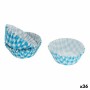 Conjunto de Formas para Pastelaria Descartável Azul (36 Unidades) (50 pcs) de BigBuy Home, Moldes descartáveis - Ref: S223077...