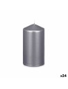 Candle Silver 7 x 13 x 7 cm (24 Units) | Tienda24 Tienda24.eu