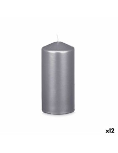 Candle Silver 7 x 13 x 7 cm (24 Units) | Tienda24 Tienda24.eu