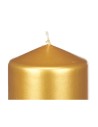 Candle Golden 7 x 20 x 7 cm (12 Units) | Tienda24 Tienda24.eu