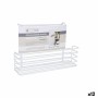 Corbeille pour étagère de cuisine Confortime Blanc 34 x 12 x 22 cm (12 Unités) de Confortime, Étagères et supports - Réf : S2...