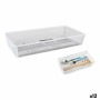 Cutlery Organiser Confortime Metal White 30 x 15,24 x 5,2 cm (12 Units) by Confortime, Shelves and supports - Ref: S2230906, ...