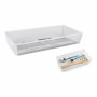 Cutlery Organiser Confortime Metal White 30 x 15,24 x 5,2 cm (12 Units) by Confortime, Shelves and supports - Ref: S2230906, ...