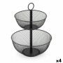 Frutero Confortime Doble Metal 31 x 31 x 41 cm (4 Unidades) de Confortime, Platos y fuentes - Ref: S2230937, Precio: 56,52 €,...