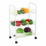 Vegetable trolley Confortime White Metal 3 Shelves 40 x 26 x 62 cm (6 Units) by Confortime, Shelves and supports - Ref: S2230...