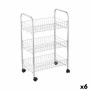 Carrito Verdulero Confortime Plateado Metal 40 x 26 x 62 cm (6 Unidades) de Confortime, Estantes y soportes - Ref: S2230991, ...