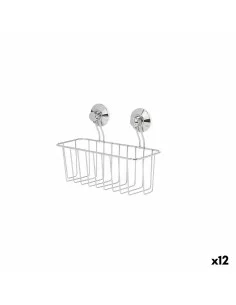 Corner Shelves For shower Transparent Chrome Plastic 26,9 x 26,5 x 19,8 cm (6 Units) | Tienda24 Tienda24.eu