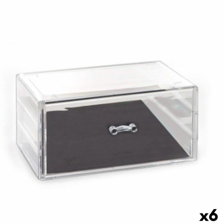 Multi-Purpose Organiser Confortime Plastic Transparent 23,5 x 15,3 x 10,8 cm (6 Units) by Confortime, Materials, desk organis...