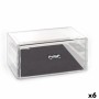 Organizador Multiusos Confortime Plástico Transparente 23,5 x 15,3 x 10,8 cm (6 Unidades) de Confortime, Materiais, organizad...