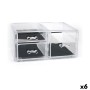 Organisateur polyvalent Confortime Plastique Transparent 23,8 x 15,3 x 10,8 cm (6 Unités) de Confortime, Fournitures de burea...