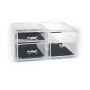 Multi-Purpose Organiser Confortime Plastic Transparent 23,8 x 15,3 x 10,8 cm (6 Units) by Confortime, Materials, desk organis...