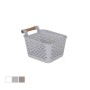 Cesta Multiusos Confortime Plástico Com pegas Madeira 13 x 11 x 8 cm (36 Unidades) de Confortime, Caixas de arrumação sem tam...