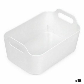 Cestino Multiuso Confortime Bianco 24 x 16,7 x 11,2 cm (18 Unità) di Confortime, Contenitori senza coperchio - Rif: S2231062,...