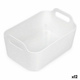 Panier Multi-usages Confortime Blanc 33 x 23,5 x 15,4 cm (12 Unités) de Confortime, Boîtes de rangement ouvertes - Réf : S223...