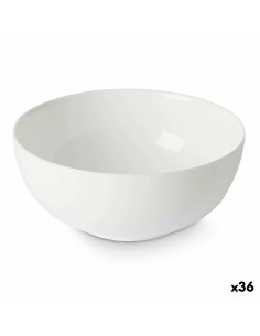 Tablett für Snacks Quid Gastro Weiß Schwarz aus Keramik 14 x 11 cm (6 Stück) | Tienda24 Tienda24.eu