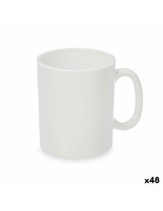 Juego de Tazas de Café Versa Palmera Porcelana | Tienda24 Tienda24.eu