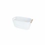 Panier Multi-usages Confortime Blanc Bois Plastique 27 x 14,5 x 12 cm Avec des poignées (12 Unités) de Confortime, Étagères e...