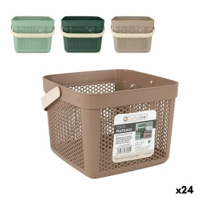 Multi-purpose basket Confortime Plastic 8 L 23,5 x 23,5 x 18,5 cm (24 Units) by Confortime, Open Storage Bins - Ref: S2231089...