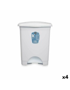 Papelera con Pedal Antracita Plástico 50 L (3 Unidades) | Tienda24 Tienda24.eu