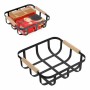 Panier Multi-usages Confortime Noir 23 x 23 x 8 cm (6 Unités) de Confortime, Étagères et supports - Réf : S2231108, Prix : 32...