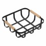 Cesta Multiusos Confortime Preto 23 x 23 x 8 cm (6 Unidades) | Tienda24 - Global Online Shop Tienda24.eu