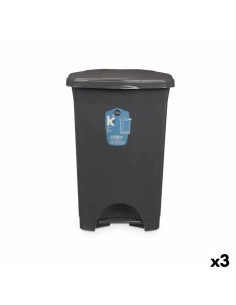 Papierkorb mit Pedal Weiß Kunststoff 10 L (8 Stück) | Tienda24 Tienda24.eu