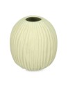 Vase Green Dolomite 15 x 18 x 15 cm (6 Units) Sphere Stripes | Tienda24 Tienda24.eu