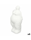 Figurine Décorative Blanc Dolomite 14 x 34 x 12 cm (6 Unités) Femme À pied | Tienda24 Tienda24.eu