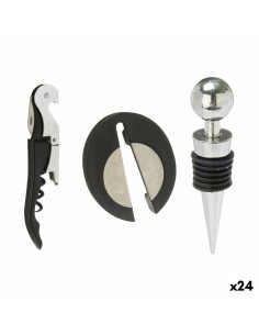 Set de Accesorios para Vino Koala 2 Piezas Metal Burdeos | Tienda24 Tienda24.eu