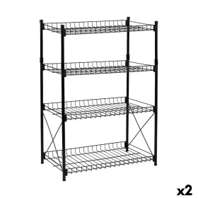 Scaffale Confortime Metallo 52 x 34 x 86 cm (2 Unità) di Confortime, Unità di mensole - Rif: S2231203, Prezzo: 30,46 €, Scont...