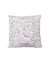 Cuscino Bianco Nero 43 x 13 x 43 cm Per dipingere (6 Unità) da Pincello, Cuscini decorativi - Ref: S3632475, Precio: 43,23 €,...