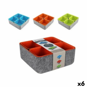 Organizador Confortime Feltro 25,2 x 25 x 10 cm (6 Unidades) de Confortime, Organizadores de gavetas - Ref: S2231208, Preço: ...