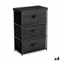 Cajonera Confortime Negro 55 x 30 x 75 cm | Tienda24 - Global Online Shop Tienda24.eu