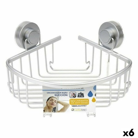 Corner Shelves Confortime Aluminium 22,5 x 27 x 14,5 cm (6 Units) by Confortime, Shower accessories - Ref: S2231280, Price: 5...